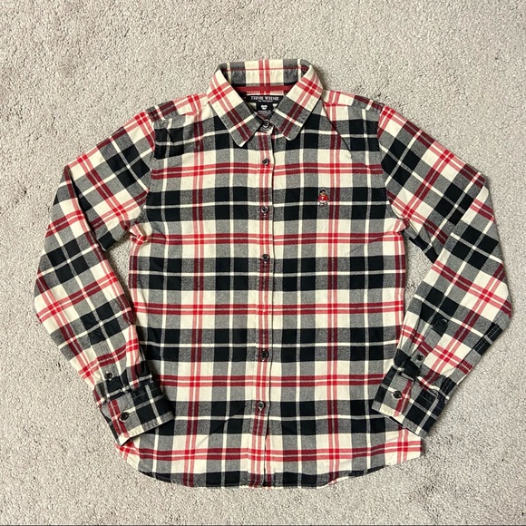 TEENIE WEENIE Plaid Button Down Shirt Women’s Size M - Picture 2 of 7